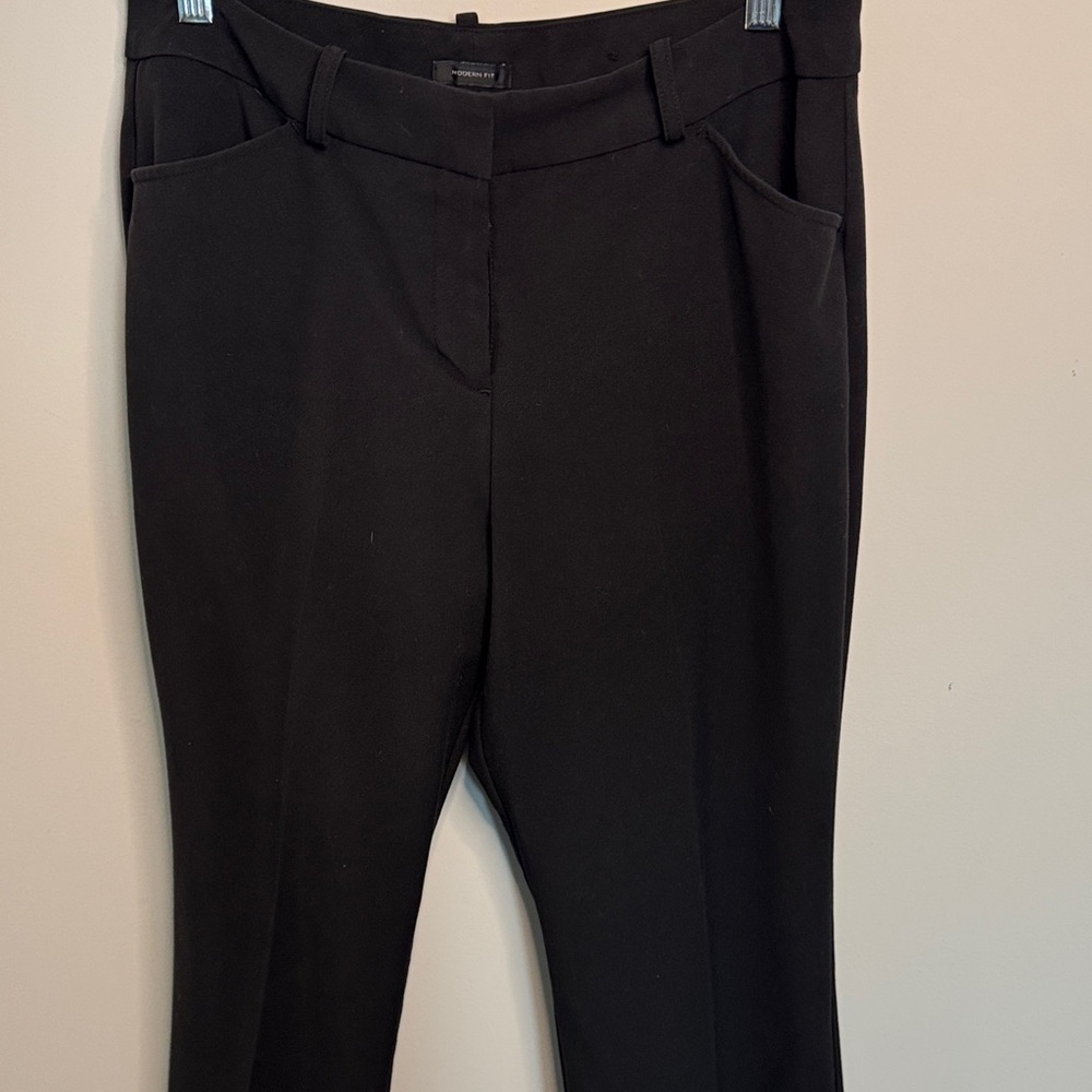 Worthington Black Ponte Straight-Leg Trousers
